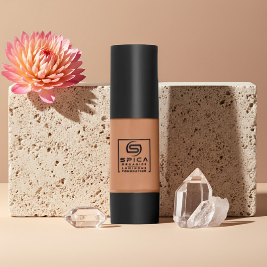 SPICA ORGANICS foundation for a flawless complexion and undetectable, second-skin finish