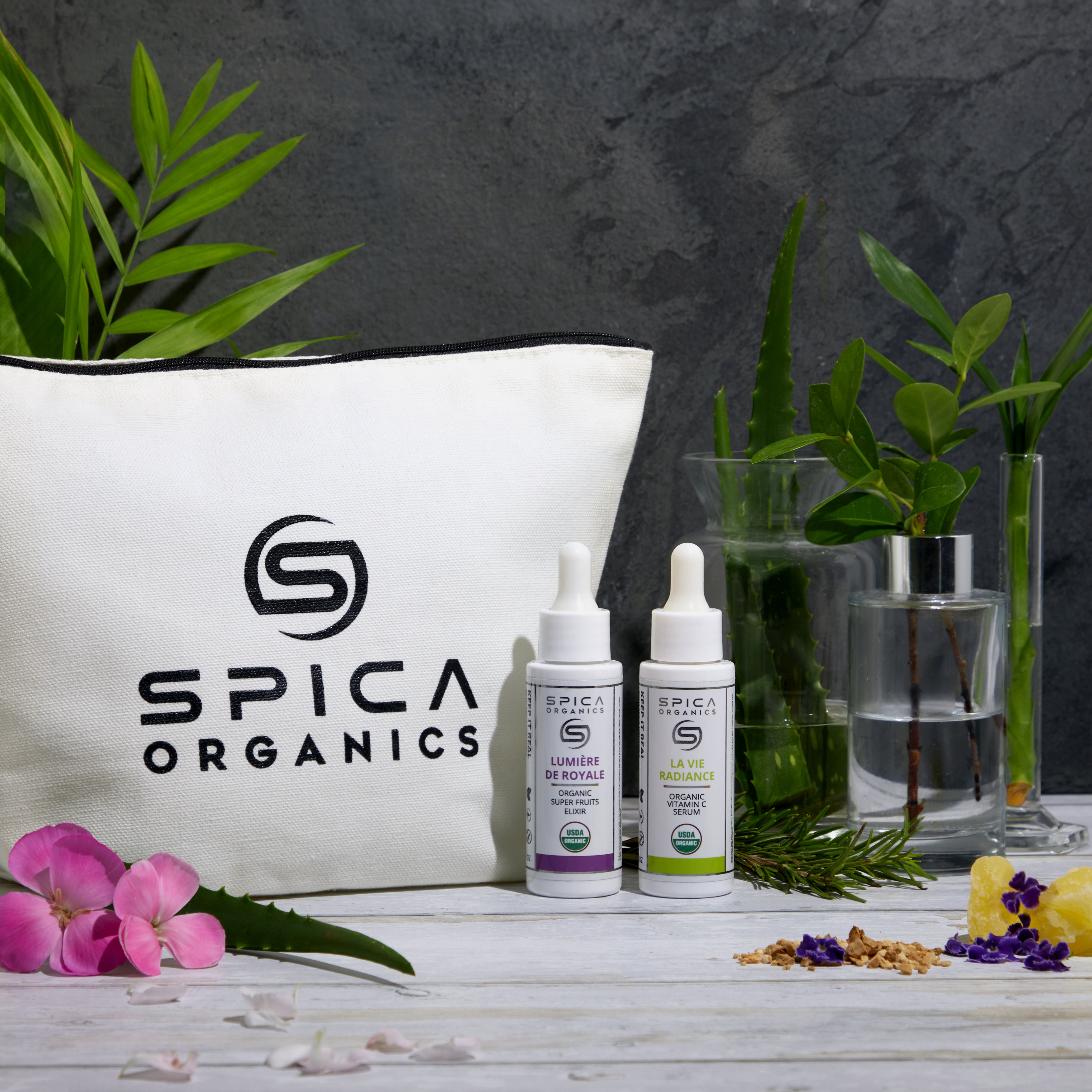 Organic Vitamin C Superfruit Serum Duo | Timeless Vitality - SPICA