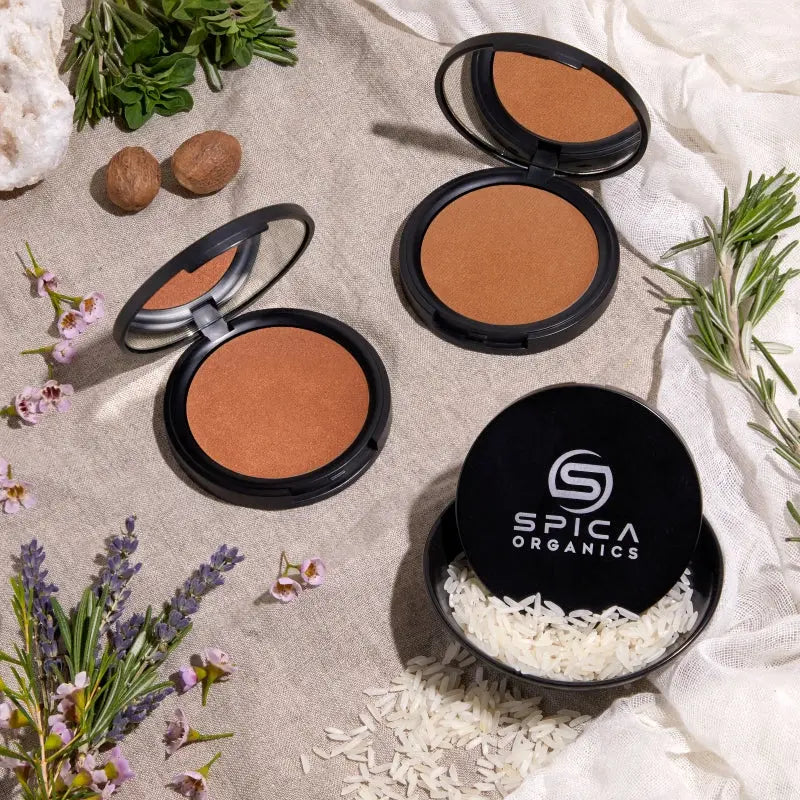 Afterglow Bronzer Pressed Powder Spica Organics