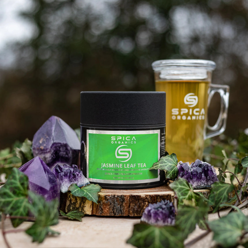 Organic Jasmine Leaf Tea - Spica Organics  21.95 